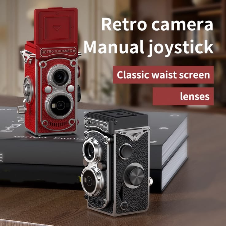 Retrora™- Classic  1960s Twin Lens Digital Camera