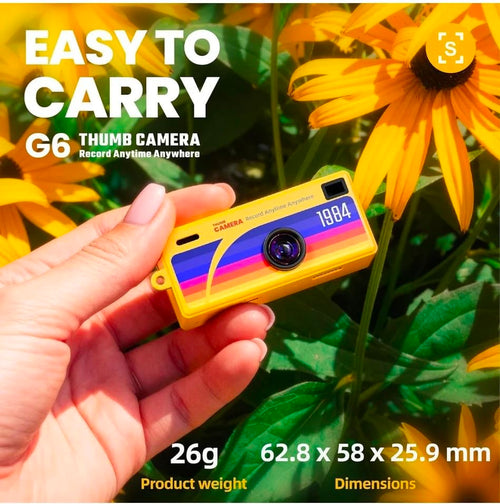 Retrora™ G6 Thumb Camera – Pocket-Sized Retro Digital Camera