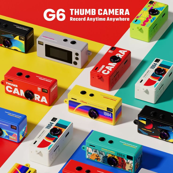 Retrora™ G6 Thumb Camera – Pocket-Sized Retro Digital Camera