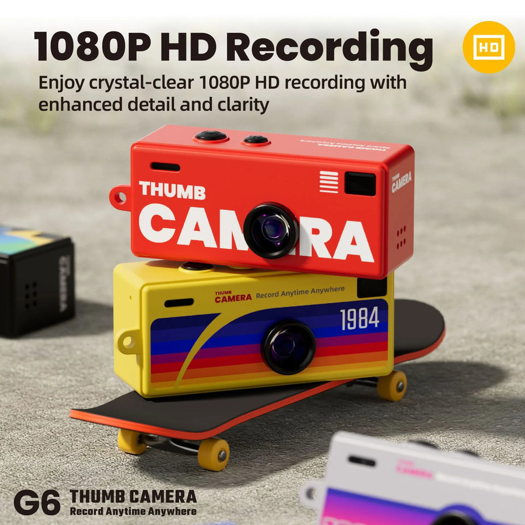 Retrora™ G6 Thumb Camera – Pocket-Sized Retro Digital Camera